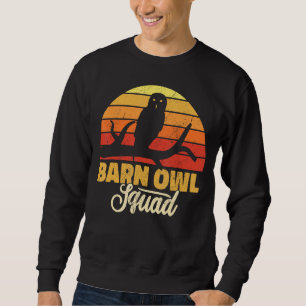 Barnauge Vogelbeobachtung Stallaugen retro für zwe Sweatshirt