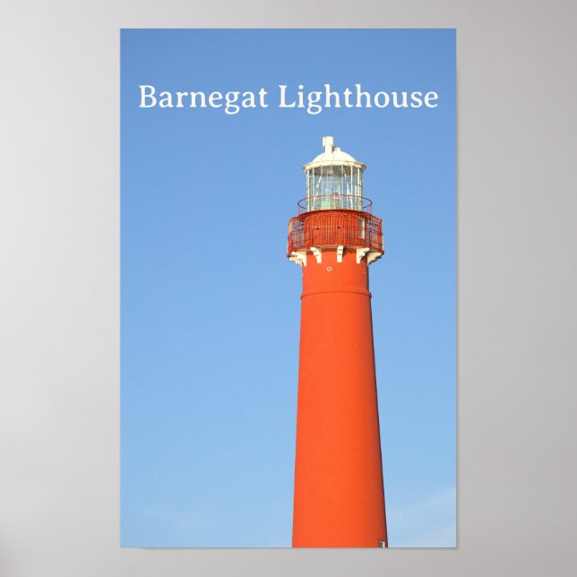 Barnegat Light Leuchtturm Foto Poster (Vorne)
