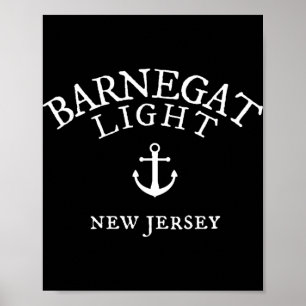 Barnegat Light New Jersey, Nj Nautical Sea-Shirt Poster