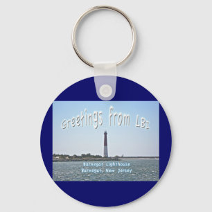 Barnegat Lighthouse LBI Greetings Schlüsselanhänge Schlüsselanhänger