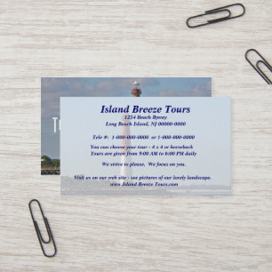 Barnegat Lighthouse Long Beach Island New Jersey Visitenkarte