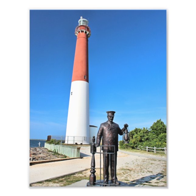 Barnegat Lighthouse, New Jersey Foto Print (Vorne)