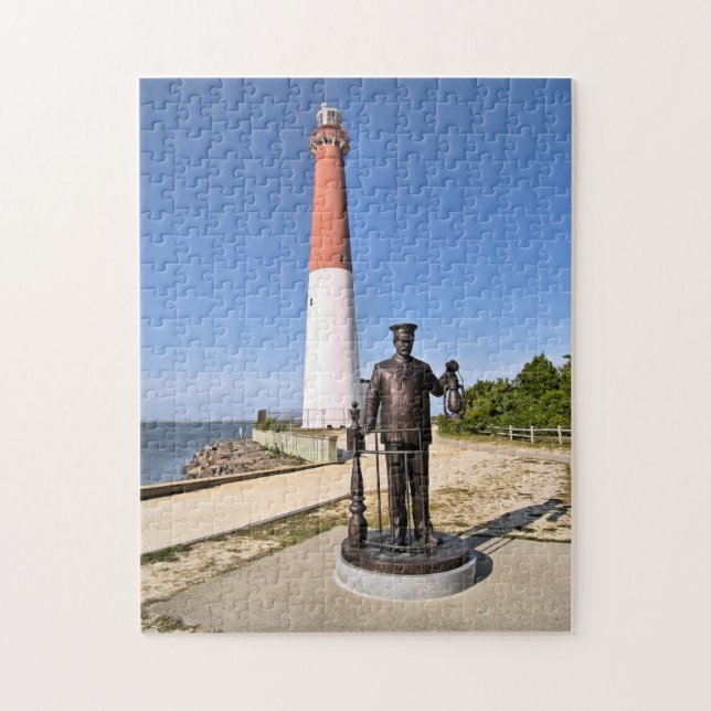Barnegat Lighthouse New Jersey Jigsaw Puzzle (Vertical)