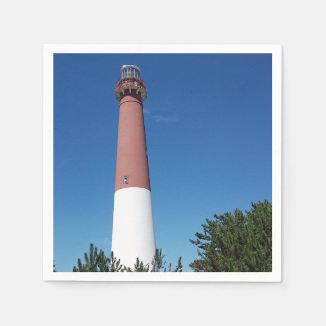 Barnegat Lighthouse Old Barney Serviette (Vorderseite)