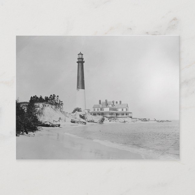Barnegat Lighthouse Postkarte (Vorderseite)