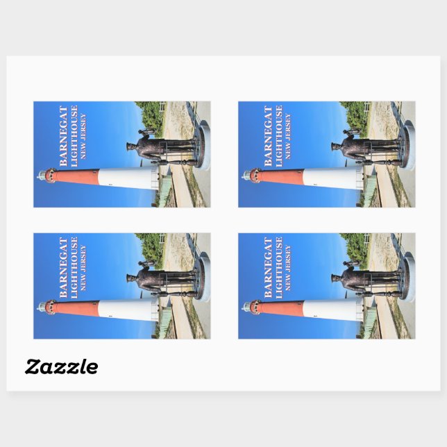 Barnegat Lighthouse, Stickers New Jersey (Feuille)