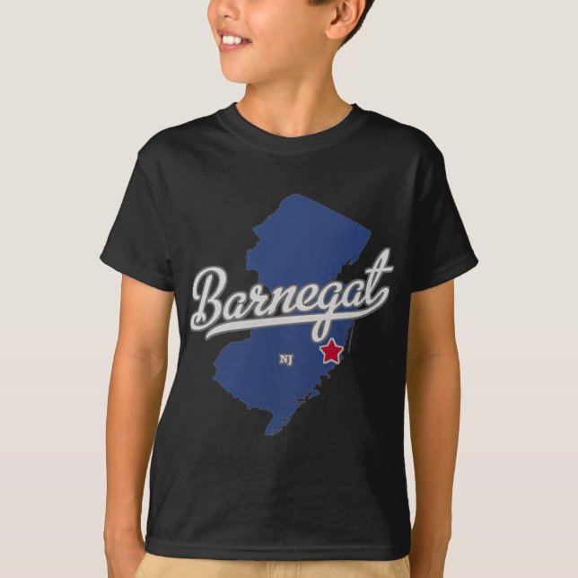 Barnegat New Jersey Nj Map  T-Shirt (Vorderseite)