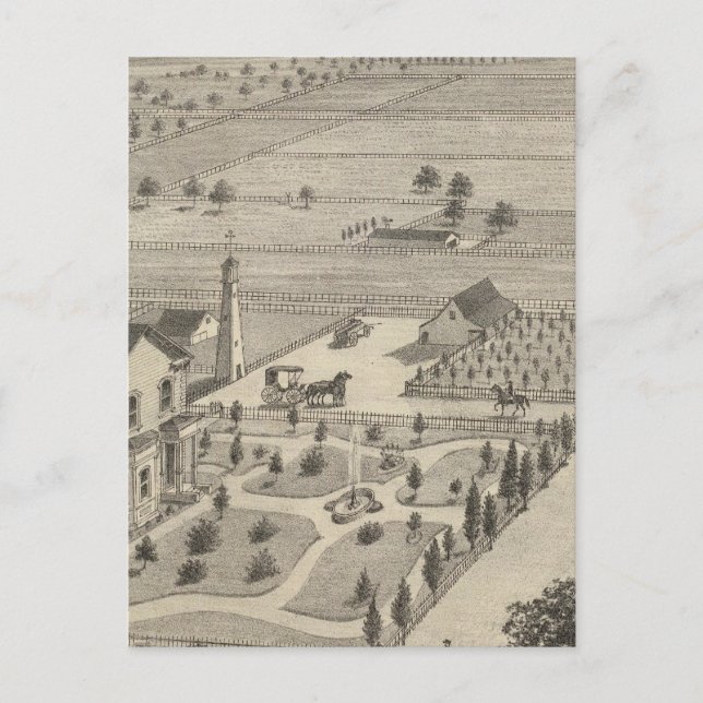 Barnes res, Wald Postkarte (Vorderseite)