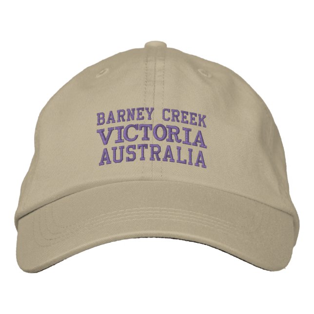 BARNEY CREEK, casquette AUSTRALIEN (Devant)