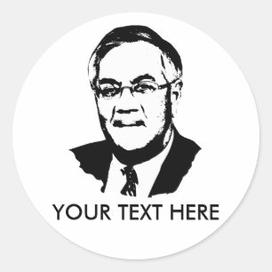 Barney Frank Gear Runder Aufkleber