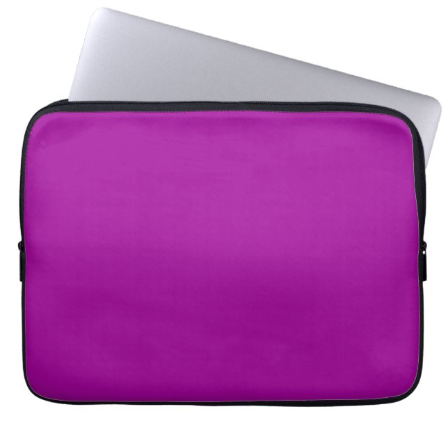 Barney lila (Vollfarbe) Laptopschutzhülle (Vorderseite)