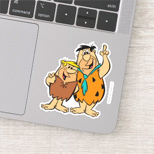 Barney Rubble and Fred Flintstone Aufkleber