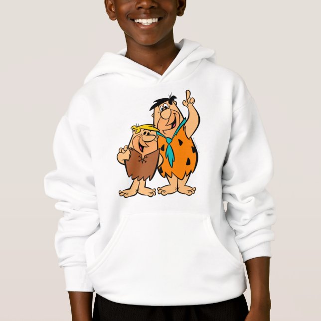 Barney Rubble und Fred Flintstone Hoodie (Vorderseite)