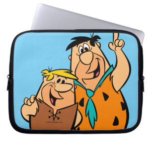 Barney Rubble und Fred Flintstone Laptopschutzhülle