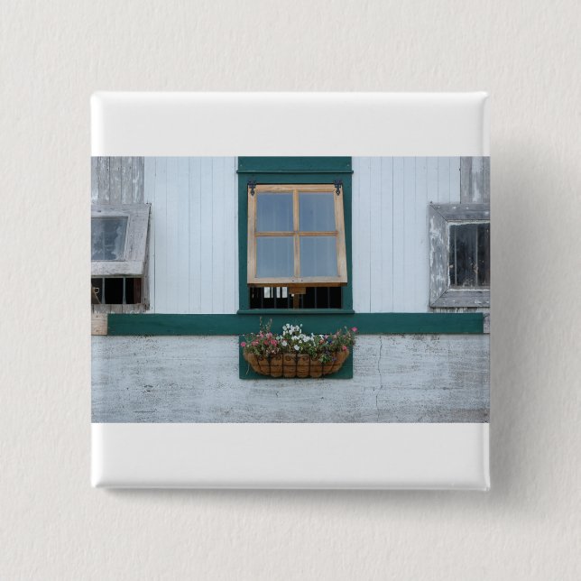 Barnfenster Button (Vorderseite)