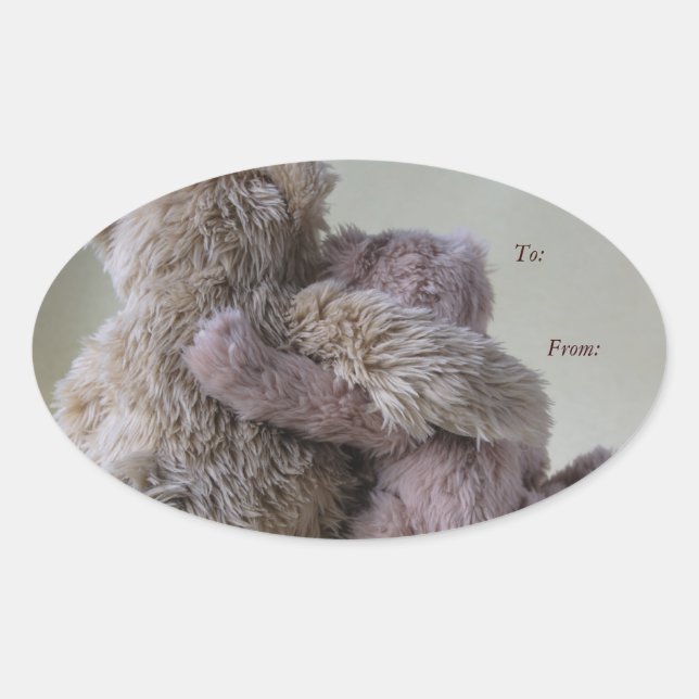 Bärnfreund-Geschenkumbau Ovaler Aufkleber (Vorderseite)