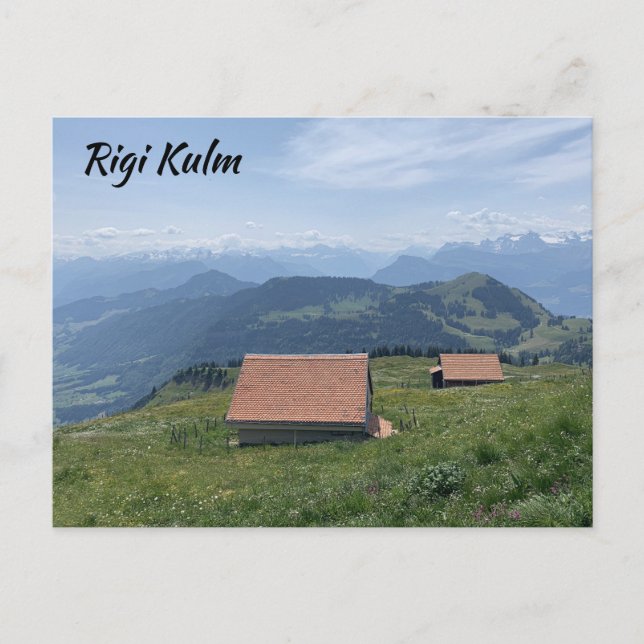 Barns in Rigi Kulm Schweiz Postkarte (Vorderseite)