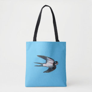 Barnschlucken Flying Illustration Tasche