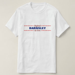 BARNSLEY - mein Zuhause - England; Rote u. rosa T-Shirt