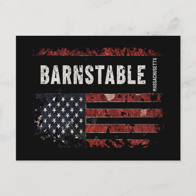 Barnstable Massachusetts Postkarte (Vorderseite)