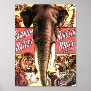Barnum u. Bailey und Ringling Bros kombiniert - Poster