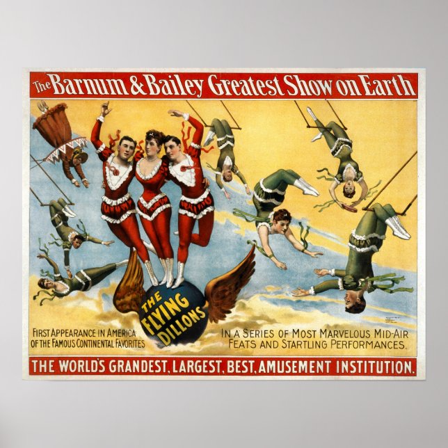 Barnum und Bailey - Die fliegenden Dillons Poster (Vorne)