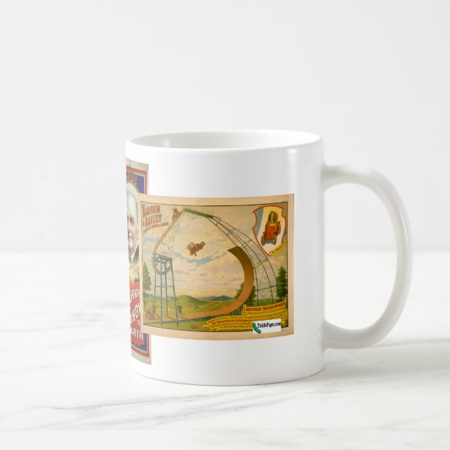 Barnum und Bailey-Plakat-Tasse Kaffeetasse (Rechts)