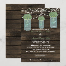 Barnwood, Salbeijar Hochzeit Einladungen