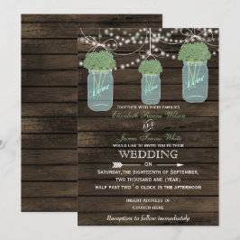 Barnwood, Salbeijar Hochzeit Einladungen