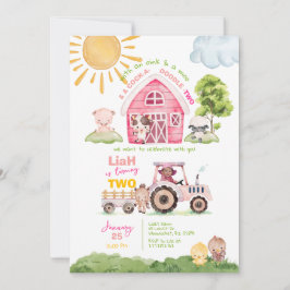 Barnyard 2e anniversaire Invitation photo