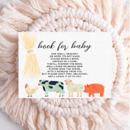 Barnyard Animals - Buchen für Babybettkarte Platzkarte