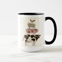 Barnyard Buds - Kuh, Schwein, Schafe und Hen