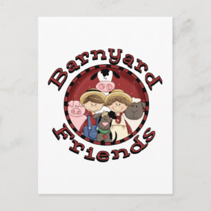 Barnyard Friends Tshirts und Geschenke Postkarte