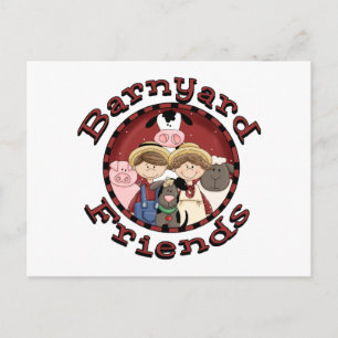 Barnyard Friends Tshirts und Geschenke Postkarte