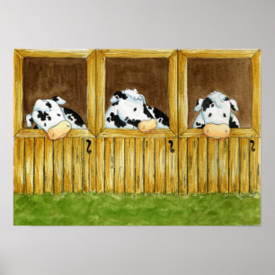 Barnyard Grapevine Print Poster