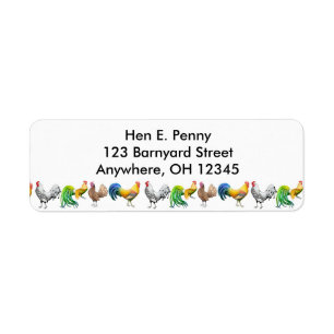 Barnyard-Huhn-Aufkleber