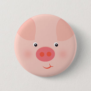 Barnyard Piggy Button