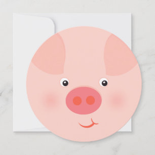 Barnyard Piggy Einladung