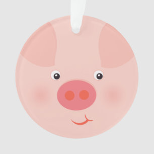 Barnyard Piggy Ornament