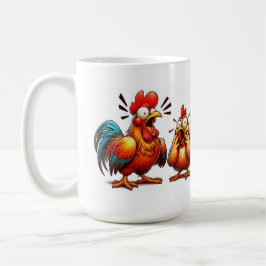 Barnyard Sparring Match Mug Kaffeetasse