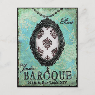 Barock Anhänger ~ Postkarte