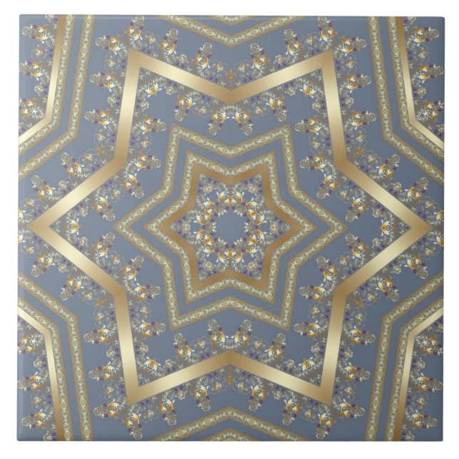 Barock-Arabic Fliese (Vorderseite)