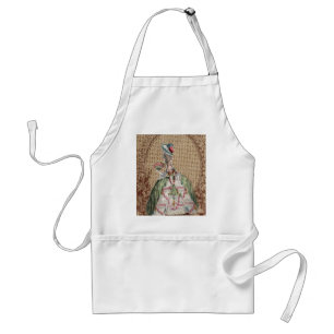 Barock-Franzosen-Burlap Marie Antoinette Schürze