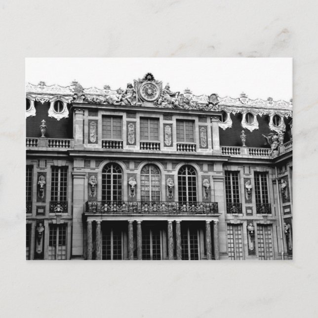 Barock-Gebäude in Paris Postkarte (Vorderseite)