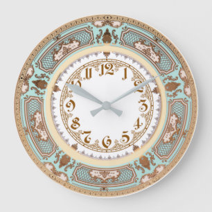 Barock Große Wanduhr
