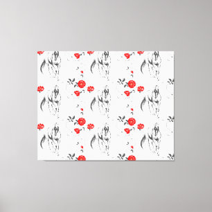 Barock Horse Canvas Print Leinwanddruck