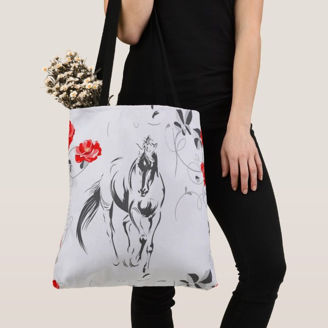 Barock Horse Tote Bag Tasche (Von Nahem)