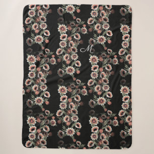 Barock Inspiriert Botanische Weichpinke und Grüntö Sherpadecke