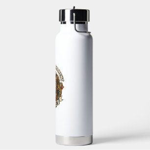Barock-Ornament Katze Katzenliebhaber-Geschenk - B Trinkflasche