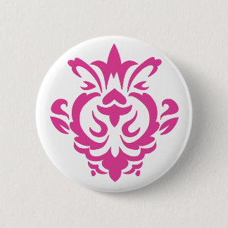 Barock-Rosa-Taste (Einzeltaste) Button